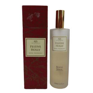 Asquith & Somerset Festive Holly Room Fragrance Used 85% Full Christmas Holiday